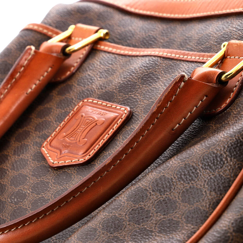 Celine Vintage Boston Bag Macadam #224350C54B - Picture 7 of 8